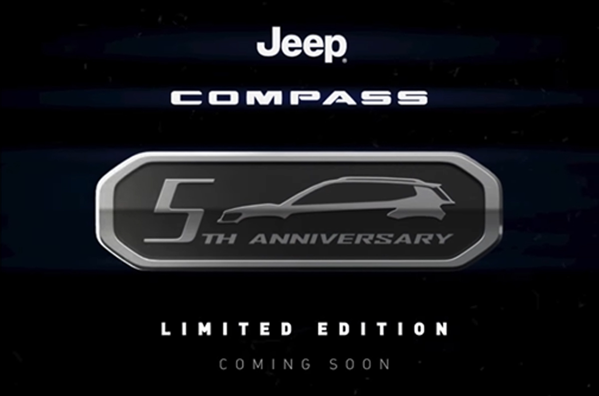 Jeep Compass 5th Anniversary Edition teaser